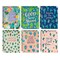 12 Pack Inspirational 2 Pocket Folders, Letter Size, 6 Decorative Motivational Designs for School, Home, Office, Women Girls (9.25x12 inch) - Succulent Cactus